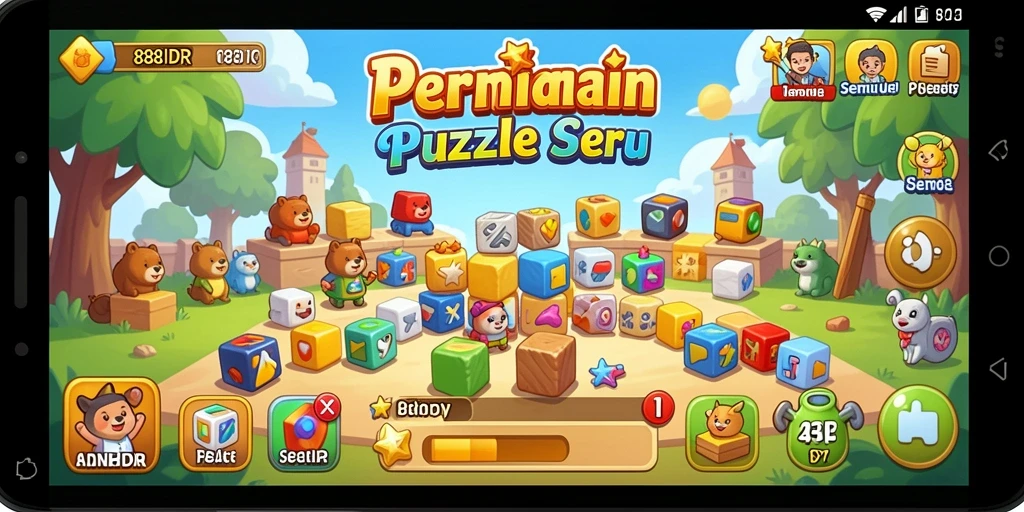 Tampilan gameplay menarik dari 888IDR dengan teka-teki yang menantang.