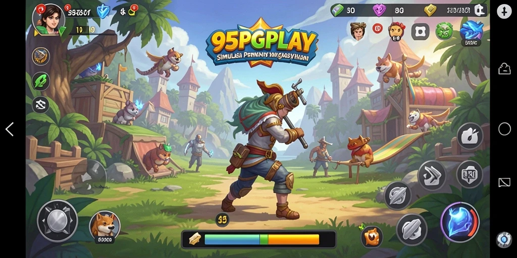 Tampilan gameplay menarik dalam 95PGPLAY menyajikan pengalaman simulasi yang seru.