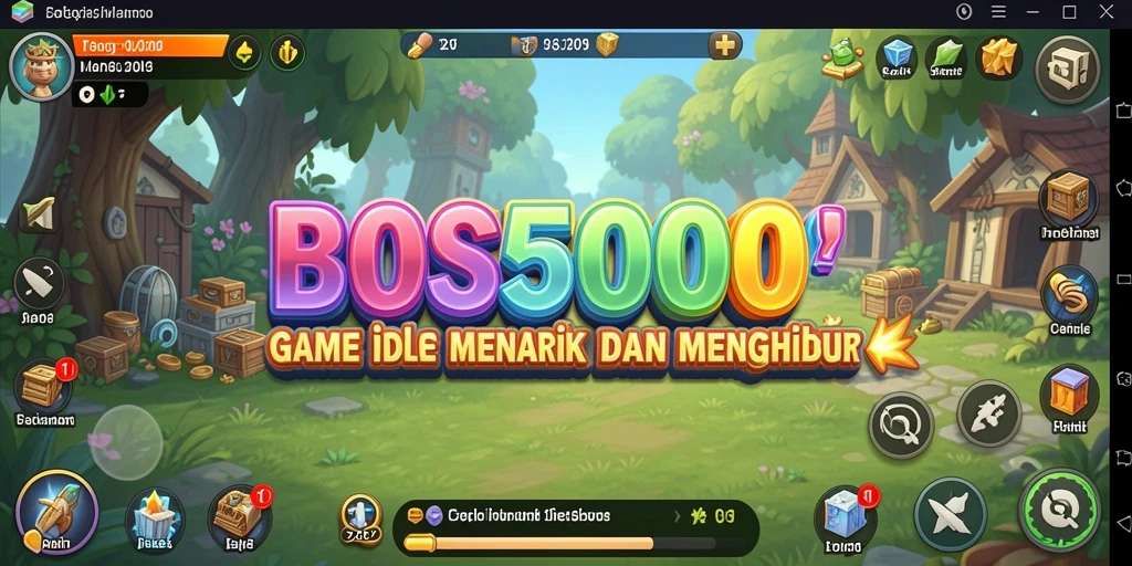 Tampilan gameplay BOS5000 yang menarik dan interaktif.