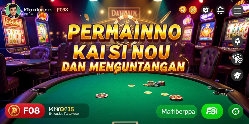 Menampilkan permainan Kasino yang seru dan menguntungkan.