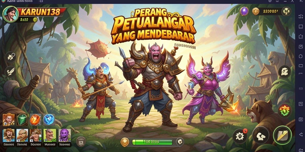 Tangkapan layar dari gameplay seru di KARUN138.
