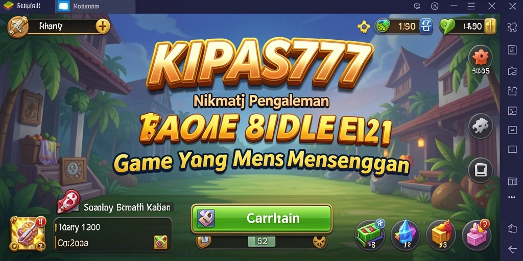 Tampilan gameplay KIPAS777 yang menggugah selera dan menyenangkan.