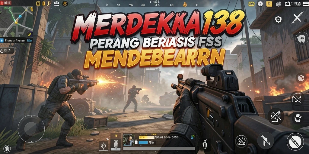 Tangkapan layar MERDEKA138 menampilkan aksi seru dalam gameplay FPS.
