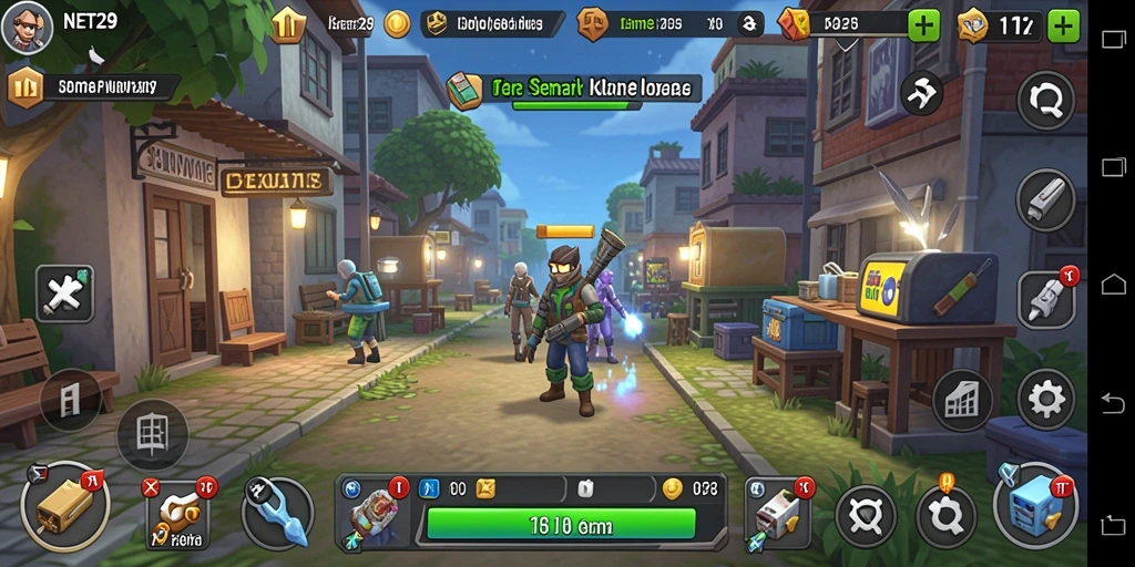 Tampilan gameplay NET29 yang santai dan menawan.