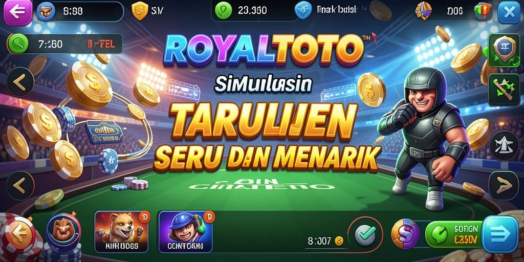 Tampilan gameplay menarik dari ROYALTOTO dengan grafis menawan.