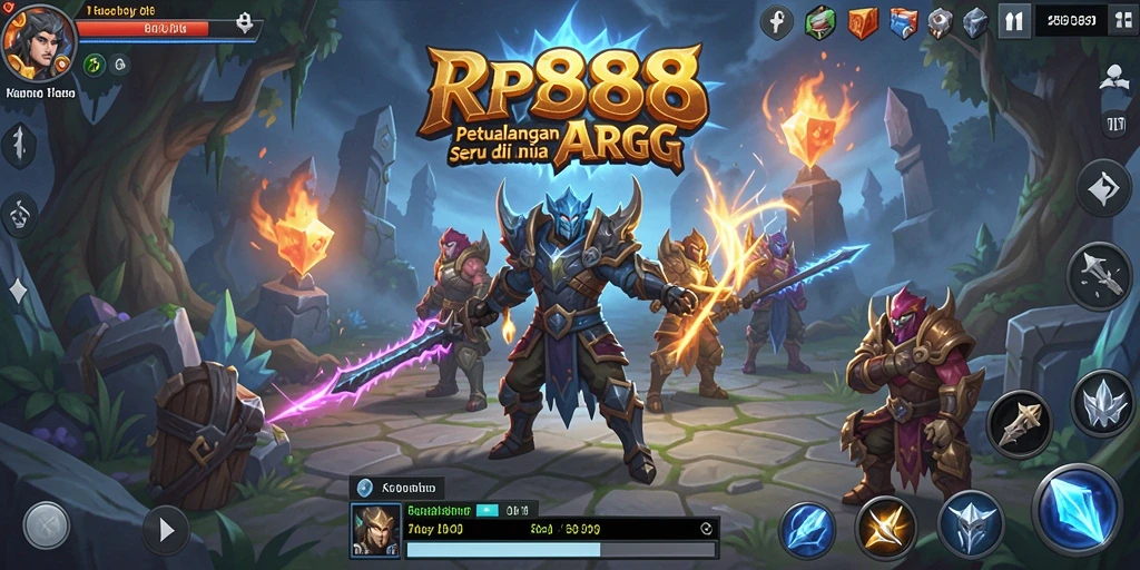 Tampilan gameplay menakjubkan dari RP888 yang penuh aksi.
