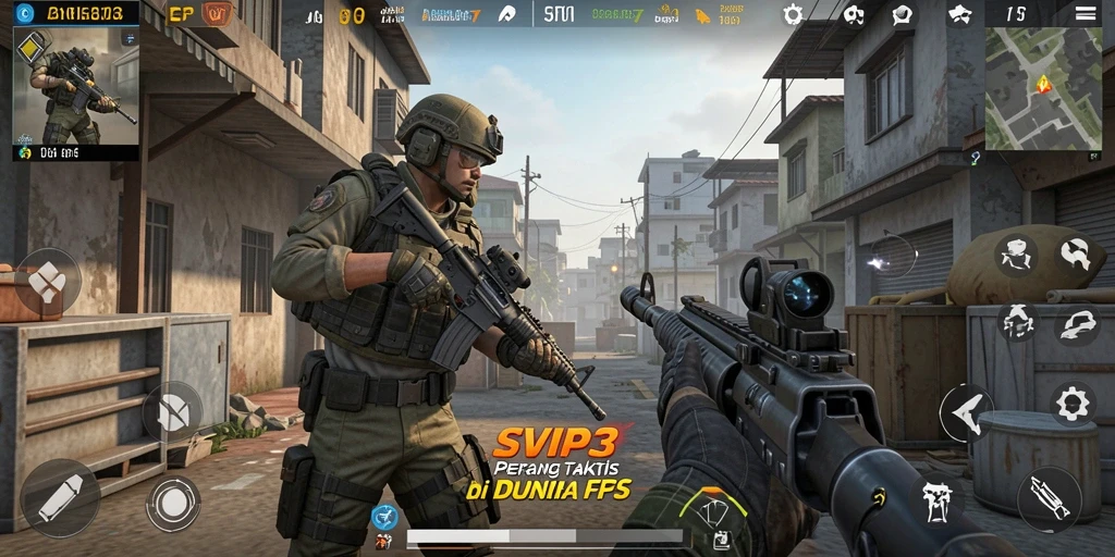 Tampilan gameplay mendebarkan di <strong>SVIP3</strong> dengan aksi nonstop dan strategi taktis.