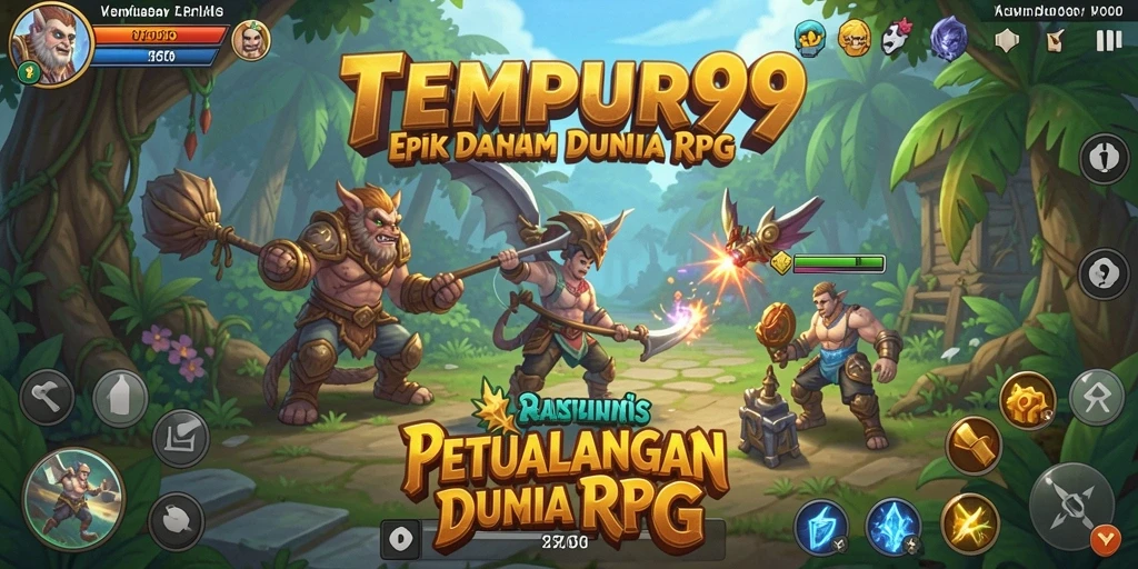 Tampak layar tempur yang mendebarkan dalam TEMPUR99.