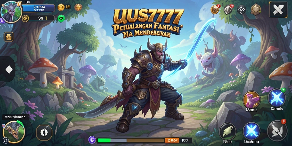 Screenshot gameplay UUS777 menunjukkan aksi seru di dunia RPG.